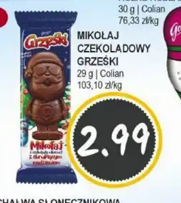 Słoneczko Mikołaj Czekoladowy oferta