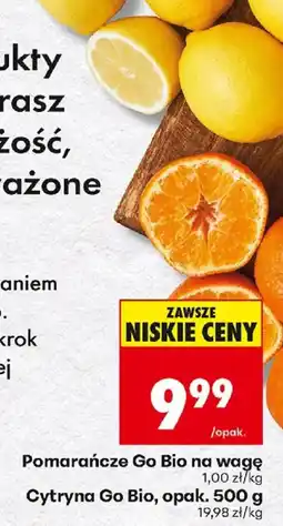 Biedronka Cytryna Go Bio oferta