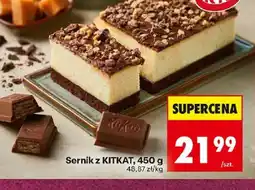 Biedronka Sernik z KITKAT oferta