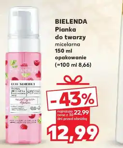 Kaufland BIELENDA Pianka do twarzy micelarna oferta
