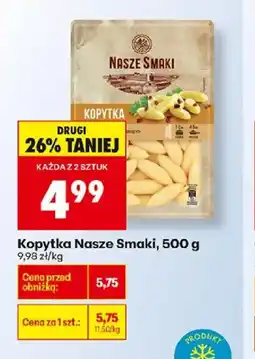 Biedronka Kopytka Nasze Smaki oferta