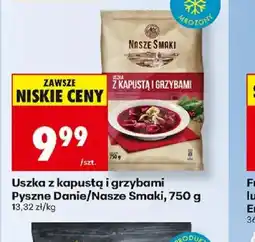 Biedronka Uszka z kapustą i grzybami oferta
