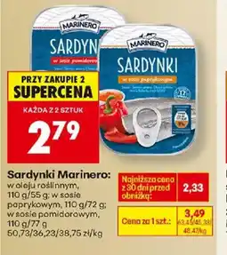 Biedronka Sardynki Marinero oferta