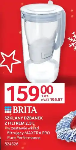 Selgros Brita szklany dzbanek z filtrem oferta