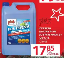Selgros Plak zimowy płyn do spryskiwaczy -20°C oferta