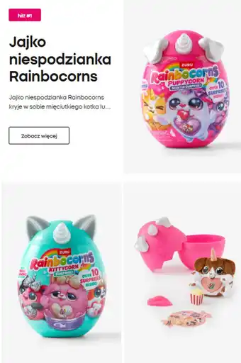 Jajko niespodzianka Rainbocorns