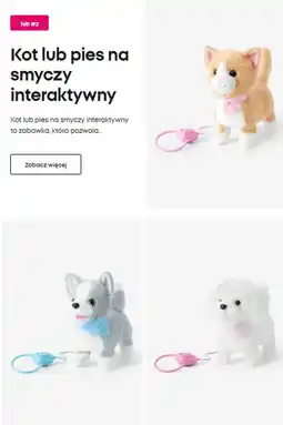 Pepco Kot lub pies na smyczy interaktywny oferta