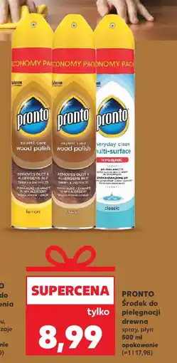 Kaufland PRONTO Srodek do pielęgnacj drewna oferta