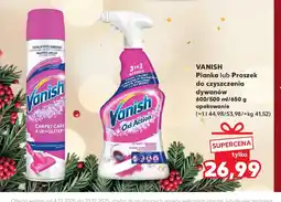 Kaufland VANISH Pianka lub Proszek do czyszczenia dywanów oferta