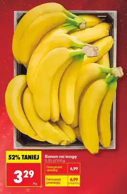 Biedronka Banan na wagę Biedronka oferta