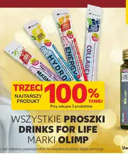 Kaufland WSZYSTKIE PROSZKI DRINKS FOR LIFE MARKI OLIMP oferta