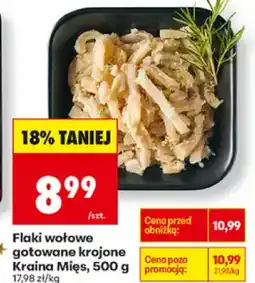Biedronka Flaki wołowe gotowane krojone Kraina Mięs, 500 g oferta