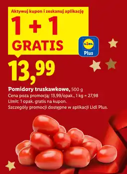 Lidl Pomidory truskawkowe, 500 g oferta