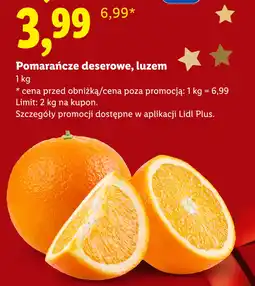 Lidl Pomarańcze deserowe, luzem oferta