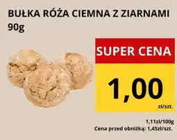 Supeco Bułka róża ciemna z ziarnami 90g Supeco oferta