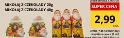 Supeco Mikołaj z czekolady 40g Supeco oferta