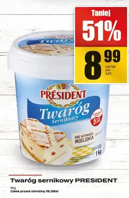 Supeco Twaróg sernikowy PRESIDENT oferta