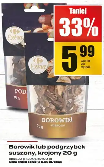 Supeco Borowik lub podgrzybek suszony, krojony 20g Supeco oferta