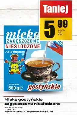 Supeco Mleko gostyńskie zagęszczone niesłodzone oferta