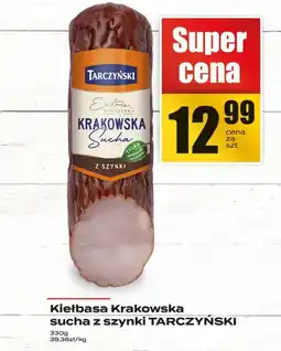 Supeco Kiełbasa Krakowska sucha z szynki TARCZYŃSKI oferta