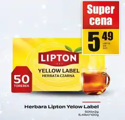 Supeco Herbata Lipton Yellow Label oferta