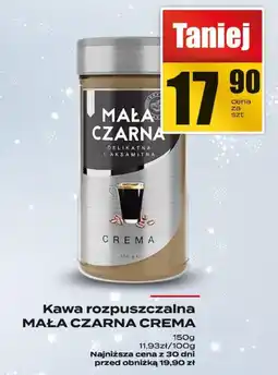 Supeco Kawa rozpuszczalna MAŁA CZARNA CREMA Mała Czarna oferta