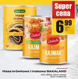 Supeco Masa krówkowa i makowa BAKALAND oferta