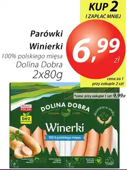 Market Point Parówki Winierki 100% polskiego mięsa Dolina Dobra oferta