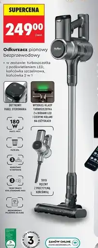 Biedronka Odkurzacz pionowy bezprzewodowy Hoffen oferta