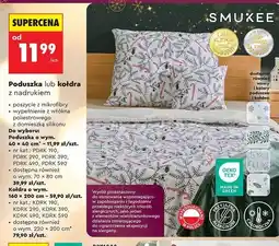 Biedronka Poduszka lub kołdra z nadrukiem oferta