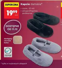 Biedronka Kapcie damskie oferta