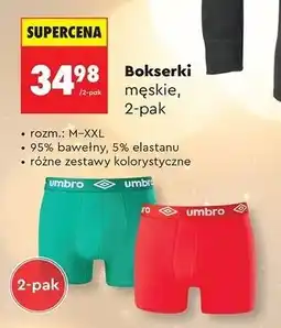 Biedronka Bokserki 2pak oferta