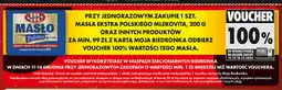 Biedronka Mlekovita Masło Polskie Voucher 100% oferta