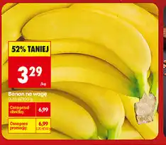 Biedronka Banany na wagę oferta