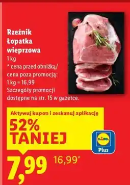 Lidl Łopatka wieprzowa Lidl oferta