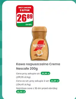 Dino Kawa rozpuszczalna Crema Nescafe oferta