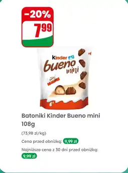 Dino Batoniki Kinder Bueno mini oferta