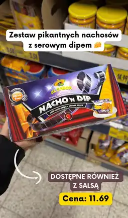 Kaufland Nacho 'n Dip chipsy nachos z sosem serowym El Sabor oferta