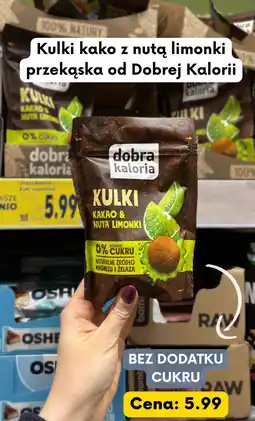 Kaufland Kulki kakao z nutą limonki Dobra Kaloria oferta