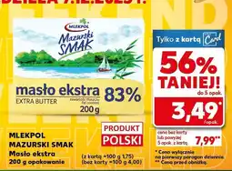Kaufland Masło extra Mazurski Smak Mlekpol oferta
