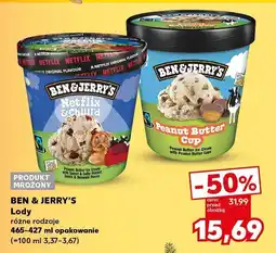 Kaufland Lody różne rodzaje Ben & Jerry's oferta