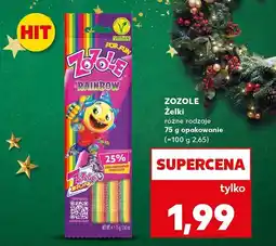 Kaufland Żelki Zozole różne rodzaje 75 g opakowanie oferta