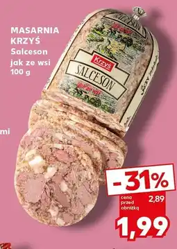 Kaufland Masarnia KRZYŚ Salceson jak ze wsi oferta