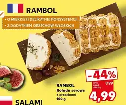 Kaufland Ser Rolada serowa z orzechami RAMBOL oferta
