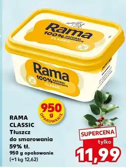Kaufland Tłuszcz do smarowania 59% tł. RAMA CLASSIC oferta