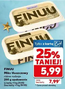 Kaufland Mix tłuszczowy różne rodzaje FINUU oferta
