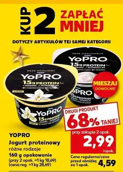 Kaufland Jogurt proteinowy różne rodzaje YOPRO oferta