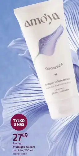 Rossmann Balsam do ciała Amo'ya oferta