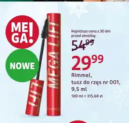 Rossmann Tusz do rzęs Rimmel oferta