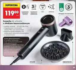 Biedronka Suszarka do włosów z silnikiem bezszczotkowym oferta